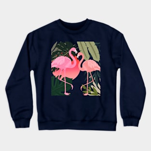 Pink Flamingo Crewneck Sweatshirt